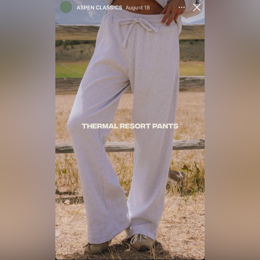 NWT Daily Drills Thermal Resort Pants